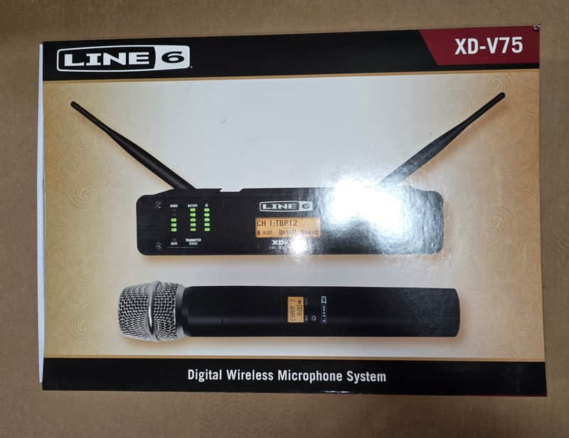Line 6 XD-V75 Handheld Wireless Microphone 2010s - Black image 1