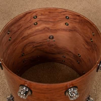 Natal Natural Bubinga Bop Drum Set 14x18 8x12 14x14 and 5x13 image 22