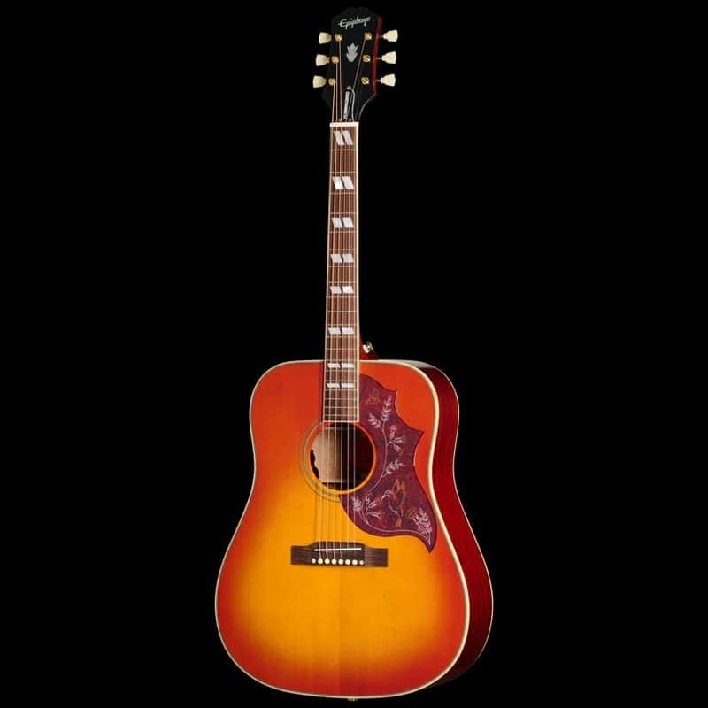 Epiphone Hummingbird Standard Acoustic Electric Guitar Cherry Sunburst image 1