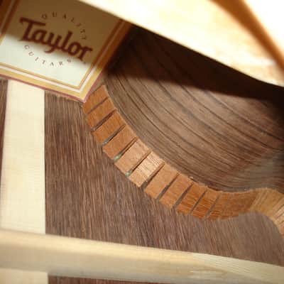 1999 Taylor 714-BCE 25th Anniversary Grand Auditorium Cutaway Acoustic Electric Guitar w/ Case image 6