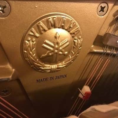 Yamaha MX100 II Disklavier Pre-Owned Upright Player Piano (U1) Watch videos 1994 Polished Ebony image 8