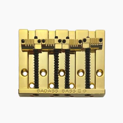 Leo Quan® Badass II™ 4-String Bass Bridge-Chrome image 8