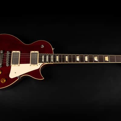 2018 FGN Neo Classic LS30 Sagmeister Special - Wine Red | Japan Les Paul “AAA” Flame Top Seymour Duncan Pickups Long Neck Tenon | Case Bild 3