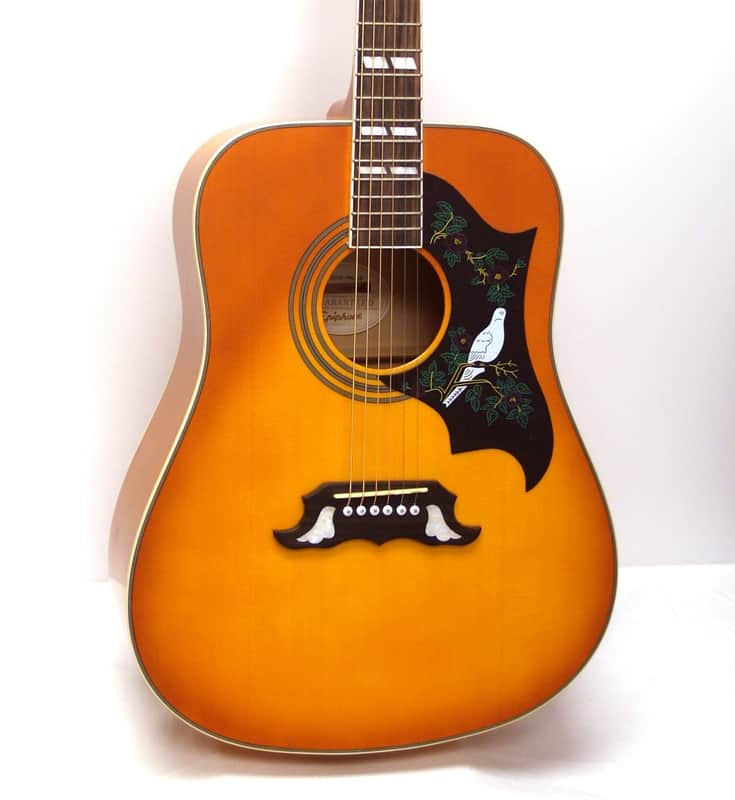 Epiphone Dove Pro Dreadnought Acoustic-Electric Guitar - Vintage