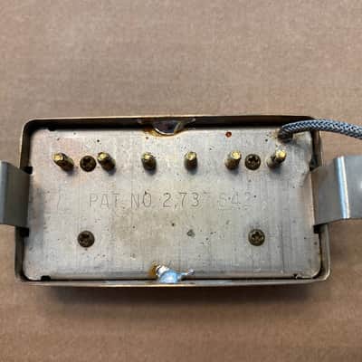 Gibson Vintage 1974 Les Paul Custom Gold Patent Number T Top Pickup 1975 1976 1977 ES SG 1970's image 5
