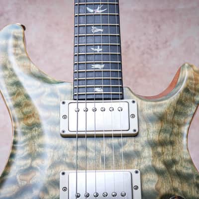 PRS USA Paul Reed Smith Custom 24 Tremolo "Faded Whale Blue + Ebony" (2017) image 5