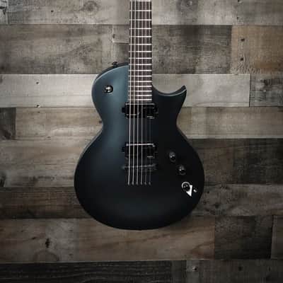 ESP LTD EC-1000 Baritone Electric Guitar - Charcoal Metallic Satin (LEC1000BCHMS) image 2