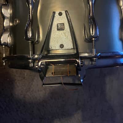 Slingerland  Magnum snare drum  1970-80 - Pewter image 13