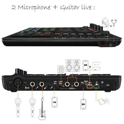 invincible! Icon Console live streaming USB recording interface for PC / Smartphone built in DSP effects image 9