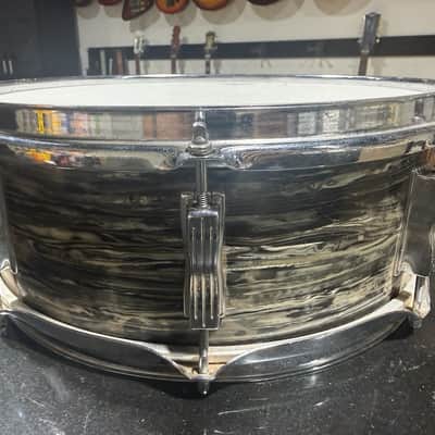 Ludwig Jazz Festival Ringo Snare Drum 1966 - Black Oyster Pearl an ultra rare 14" x 5" original & super clean ! image 3