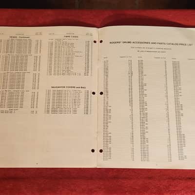 Vintage 1978 Rogers Price List image 4