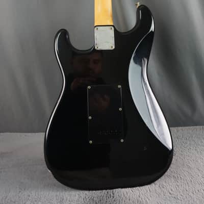 Greco Super Power HSS Strat Style MIJ Electric Guitar Black 1980s Japan image 3