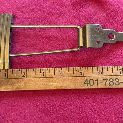 vintage 1949 1950's Kluson #9 tailpiece for Gibson national silvertone archtop image 2