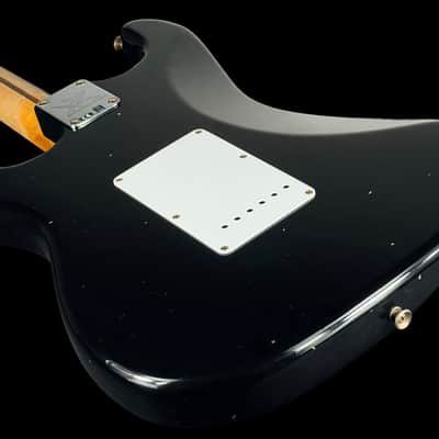 2025 Fender Stratocaster 1954 Custom Shop '54 Strat Journeyman Relic 70th Anniversary ~ Black image 4