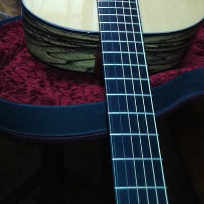 Poling Guitars Sierra 2013 Black and White Flamed Ebony image 3