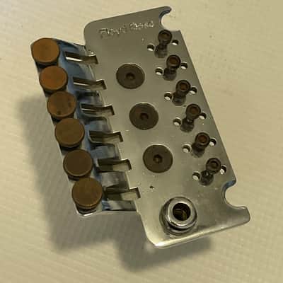 1980's Era Kramer Guitars German Made Original Floyd Rose Chrome Tremolo Bridge Base Plate Frame image 2
