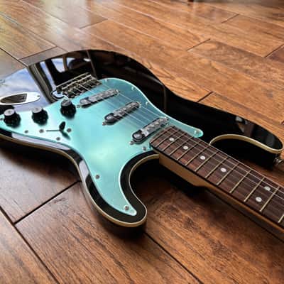 2018 Fender AST Aerodyne Stratocaster Black w/ Mirror Guard MIJ Japan image 7