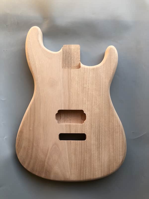 Guitar Body Mahogany Wood Unfinished Style Bolt On image 1
