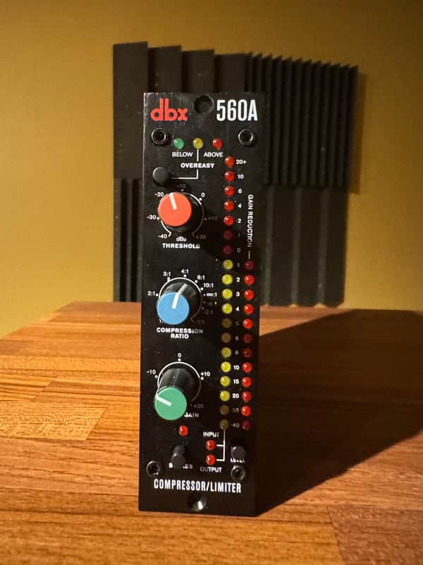 dbx 560A 500 Series Compressor / Limiter Module 2010s - Black image 1