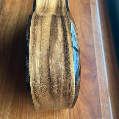 Pono Limited Edition Master Series Cedar Top Acacia Tenor 2018 - Gloss finish body and faceplate, satin finish neck image 5