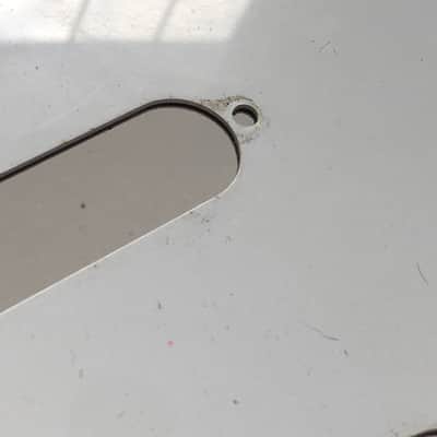 Vintage 1998 Fender Stratocaster USA MIM Pickguard 3 Ply White Relic Guitar Strat Nautral Patina image 16