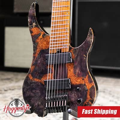 Skervesen Swan 8FF Multi-Scale 8-String Electric Guitar w/ Case