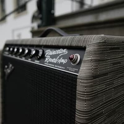 Fender Limited Edition 65 Princeton Reverb, Creamback - Chilewich Charcoal image 10