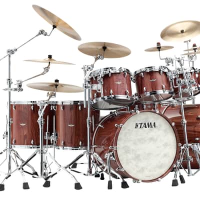 Tama Star Walnut Double Bass CJC 10-pc Shell Kit image 2