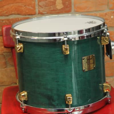 Yamaha Maple Custom - Turquoise 12x10 tom image 8