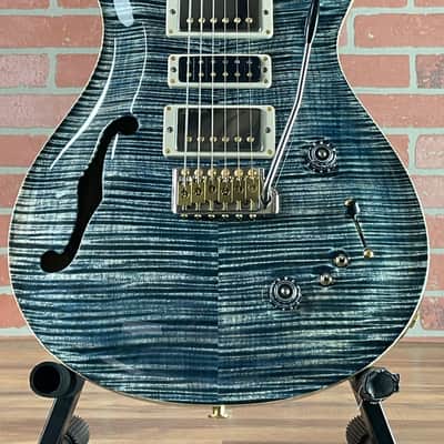 PRS 40th Anniversary Special Semi-hollow 22 Limited Edition Electric Guitar - Faded Blue Whale (Natural Back) image 2