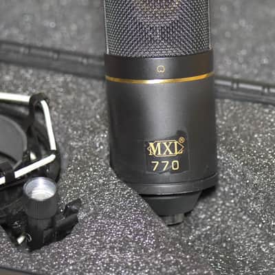 MXL 770 Custom Upgrade – Capsule 32 mm – Boîte & Shockmount – Testé image 2