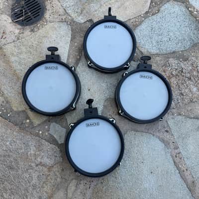 FOUR PACK Simmons Sd350 mesh drums os trigger Drum pads trigger Drum pad 8" image 1