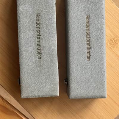 Microtech Gefell RFT M70 MV691 vintage condenser microphones stereo pair image 2