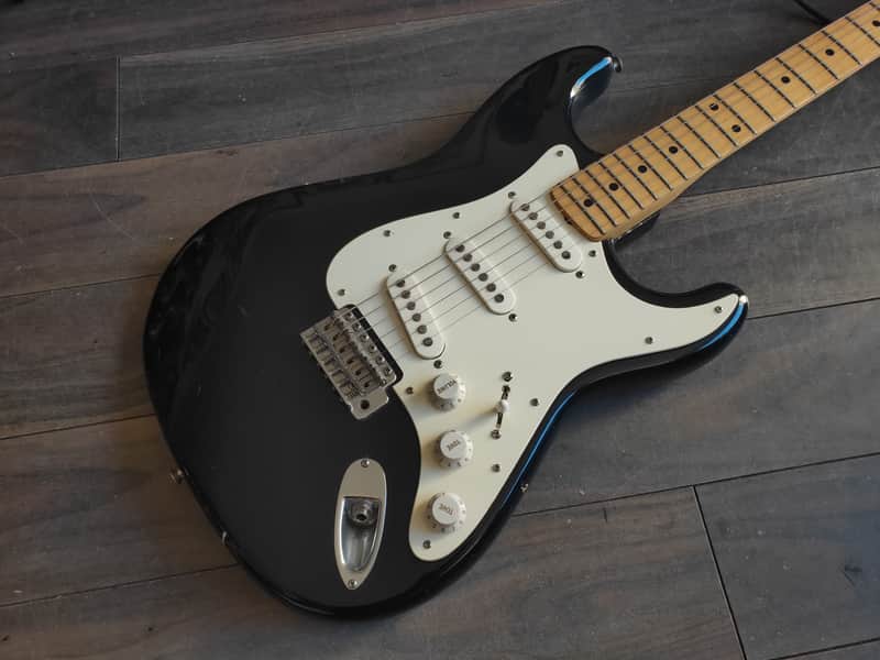 1976 Westminster Japan Stratocaster Matsumoku Electric Guitar (Black) image 1