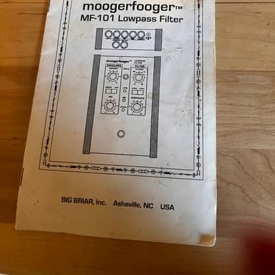 Immagine Big Briar Moogerfooger MF-101 Lowpass Filter 1998 - Black with walnut wood sides - 13