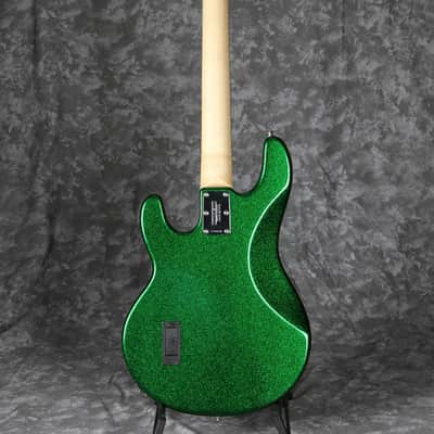 Ernie Ball Music Man Premier Dealer Network Limited Edition Sting Ray - Emerald Green Sparkle image 3