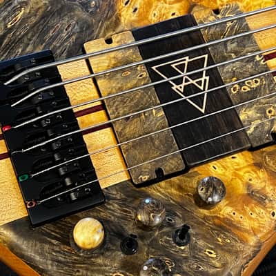 Warrior Custom 6 String Bass Natural image 5