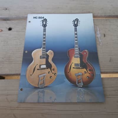 Vintage 1970's Hagstrom HG 804 Guitar Spec. Flyer! Rare, Original Case Candy, Paperwork! image 1