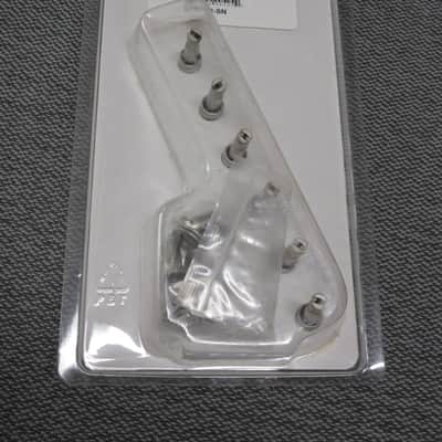 TonePros Kluson TPKF6B-SN 6-In Line Strat Style Tuners Satin Nickel image 2