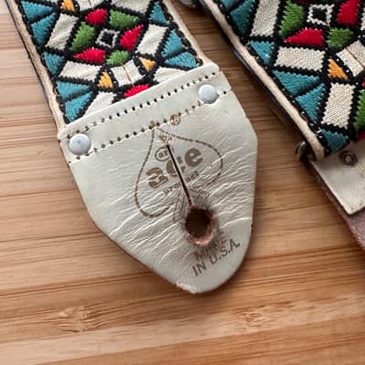 60’s Ace  Stain Glass Guitar Strap - Hendrix - Jimmy Page image 3