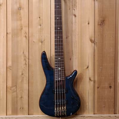 Ibanez SR2405W-BTL Premium 5-String Bass Caribbean Green Low Gloss image 1