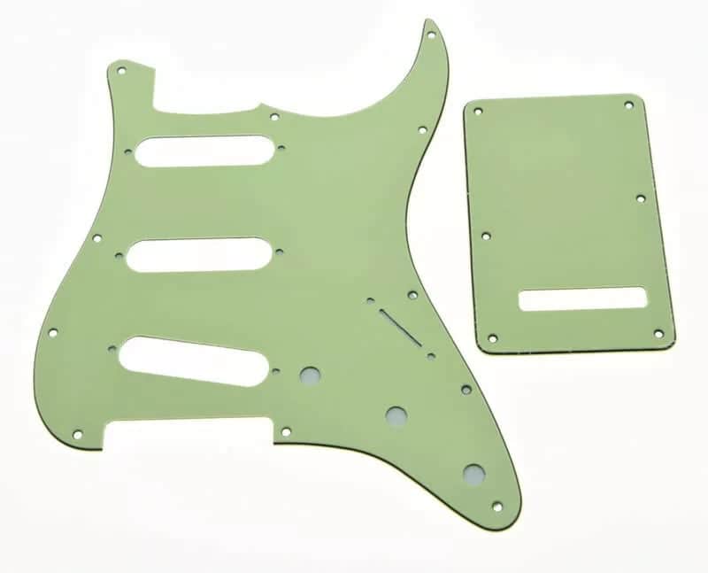 Mint Green Strat Pickguard 11 hole - new in retail package image 1