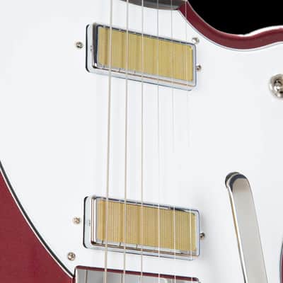 Harmony Standard Silhouette With Bigsby Burgundy with Mono Case image 4