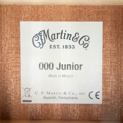 Martin 000C Jr-E Acoustic/Electric Guitar with Gig Bag image 13