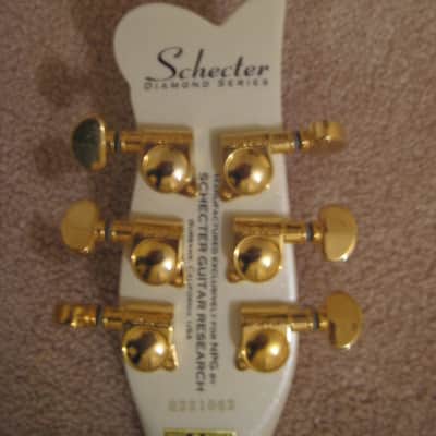 Scheter Prince White Cloud Guitar Purple Rain 2000 white image 5