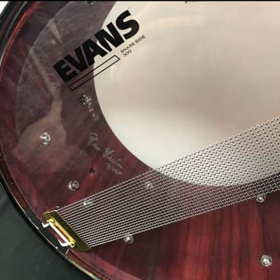 Doc Sweeney ( Danville Drumworks) 7x12 Padauk w/ Wheat Stripe image 8