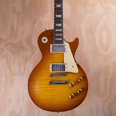 Gibson Custom Shop 1959 Les Paul Reissue ML Light Aged in Golden Poppy Burst image 3