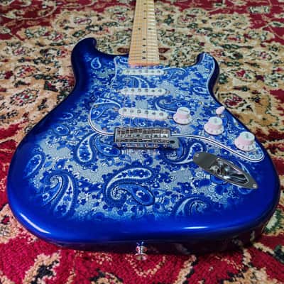 *NEW IN BOX* 2025 Fender Japan Limited Edition Indigo Paisley Stratocaster, Fender Flagship Tokyo Store Exclusive Color, MIJ JD25 image 12