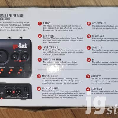 dbx DriveRack Series goRack Performance Processor - Like New in Box! image 3
