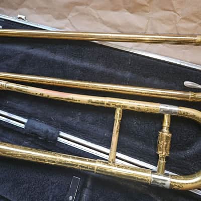 Blessing Scholastic Trombone with Case & Mouthpiece. Made in USA. Good condition image 7